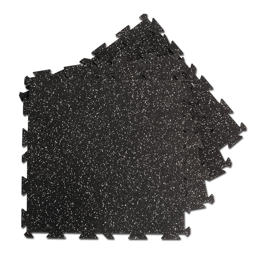Body-Solid RFBST4 Puzzle Mat Rubber Flooring Pack