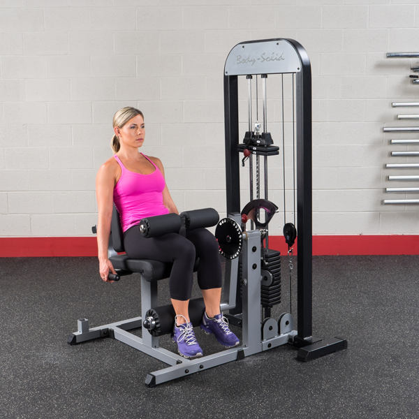 Body-Solid PRO Select GCEC-STK Leg Extension Leg Curl (Black)