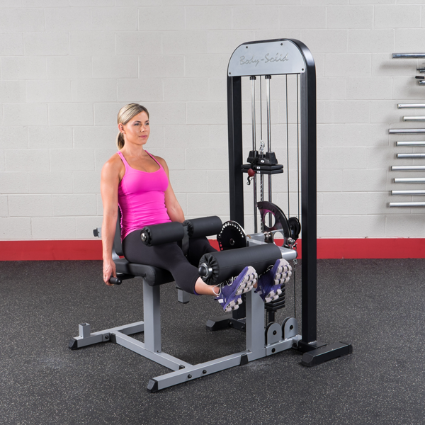 Body-Solid PRO Select GCEC-STK Leg Extension Leg Curl (Black)