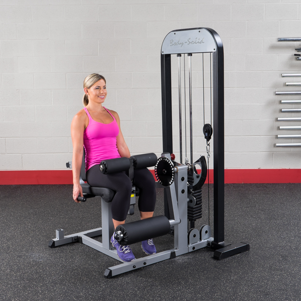 Body-Solid PRO Select GCEC-STK Leg Extension Leg Curl (Black)