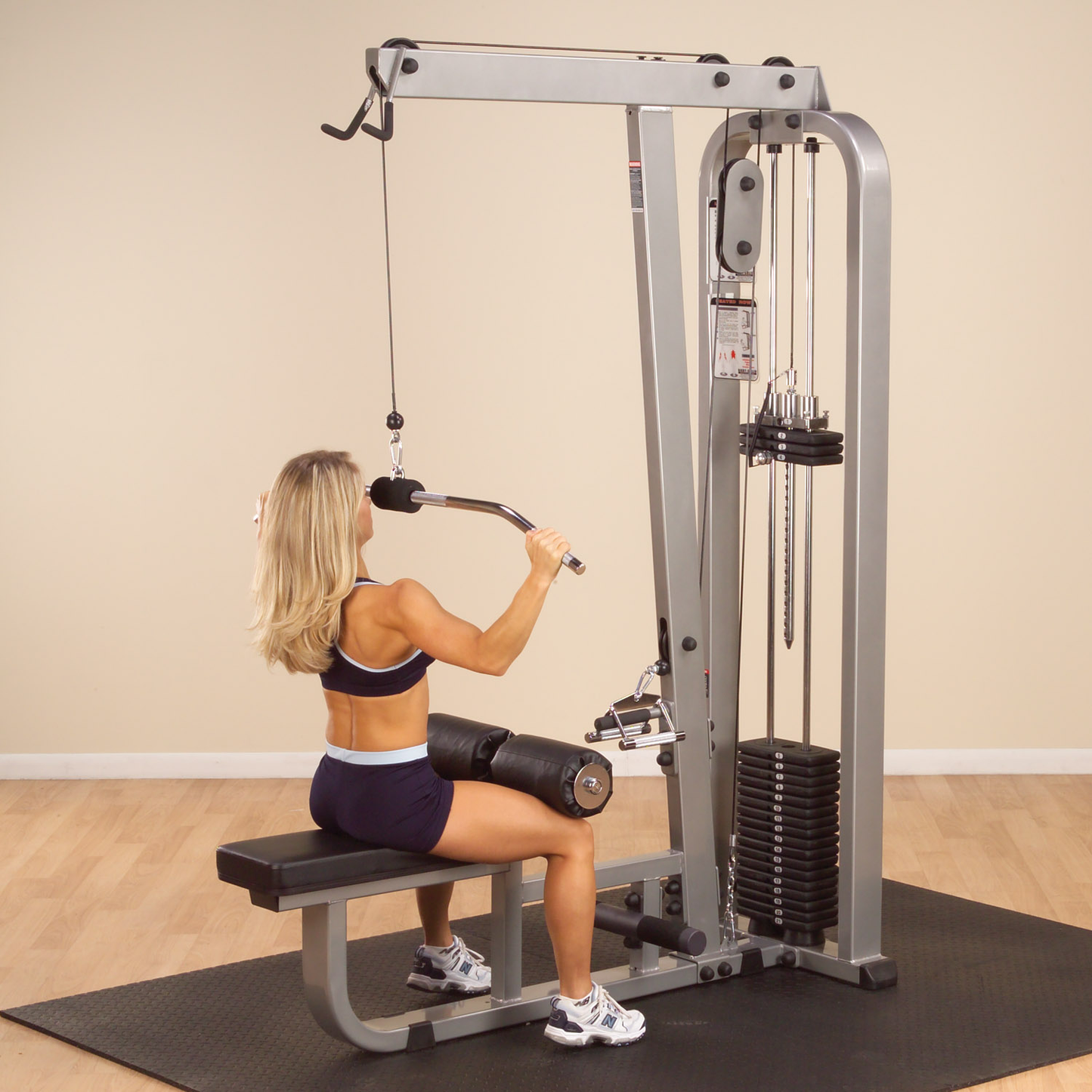 Body-Solid Pro ClubLine SLM300G/3 Lat Pulldown / Mid-Row with 310lb Stack
