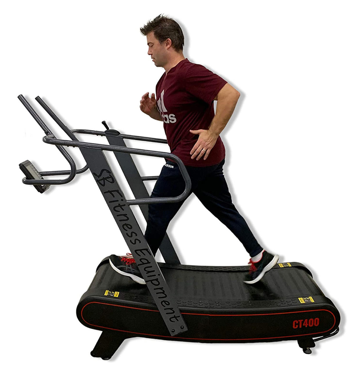 SB Fitness CT400 Self Generated Curved Treadmill Open Box
