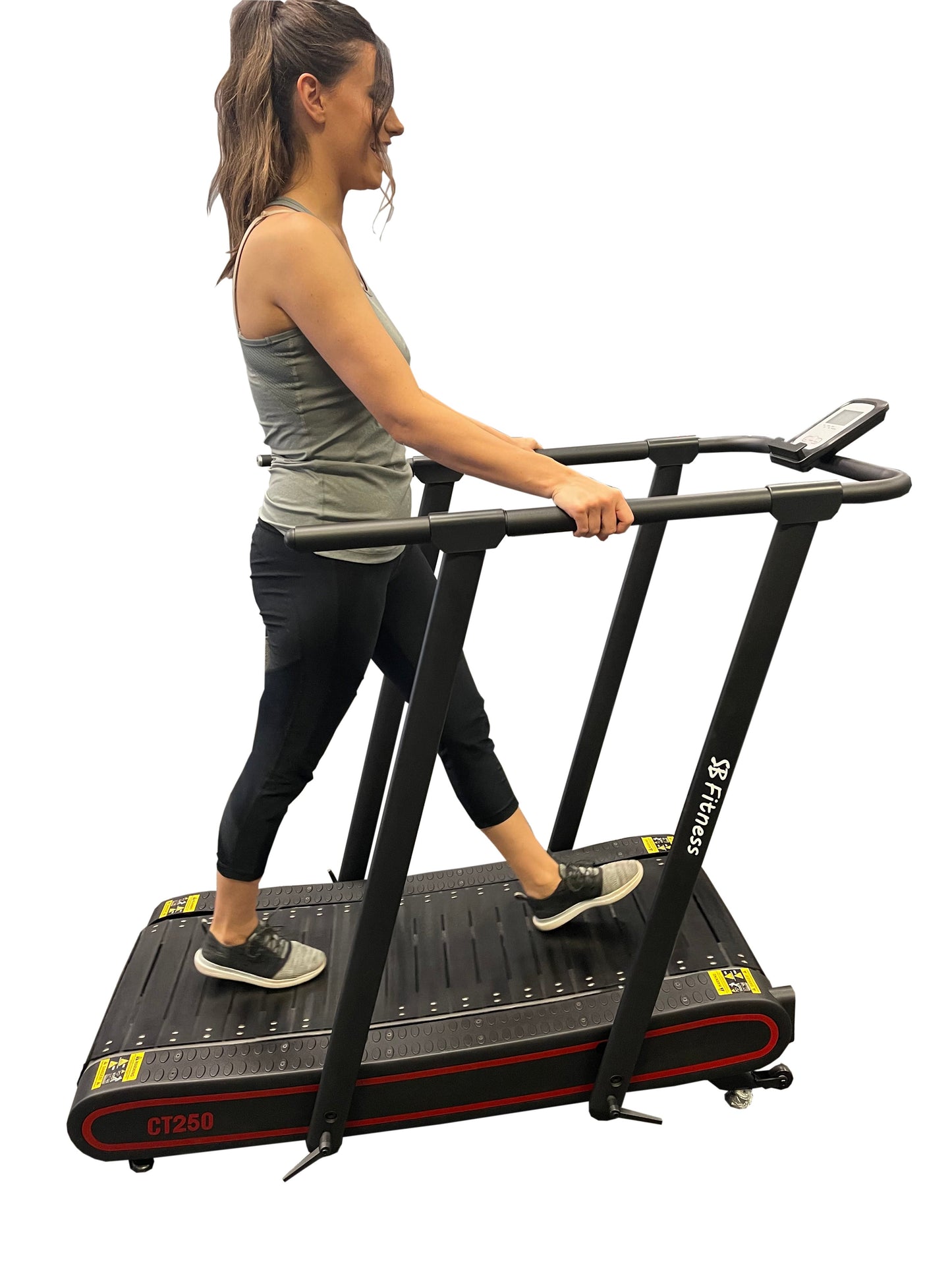 SB Fitness CT250 Self-Generated Curved Walking Treadmill (Scratch n Dent)