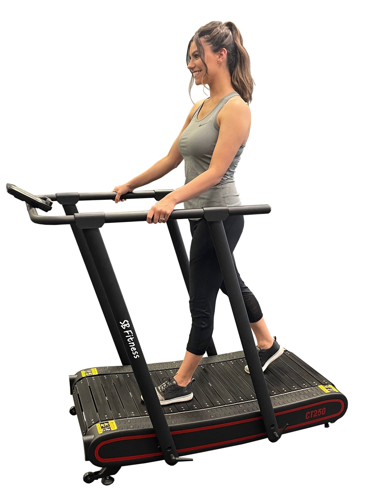 SB Fitness CT250 Self-Generated Curved Walking Treadmill (Scratch and Dent)