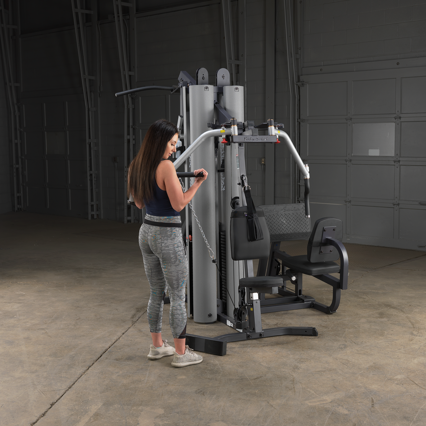 Body-Solid G9S Two-Stack Gym with GKR9 Vertical Knee Raise Attachment