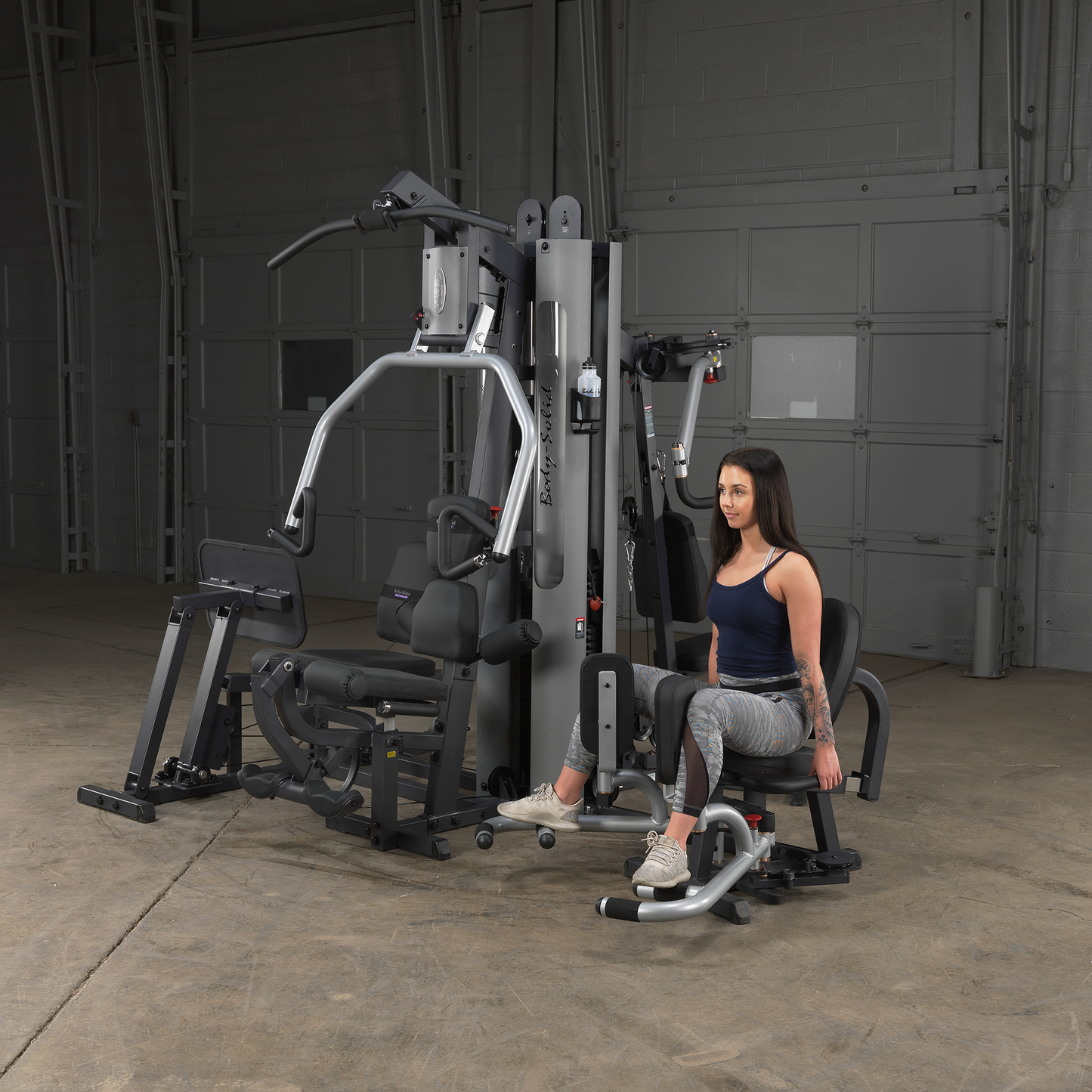 Body-Solid G9S Two-Stack Gym with GKR9 Vertical Knee Raise Attachment