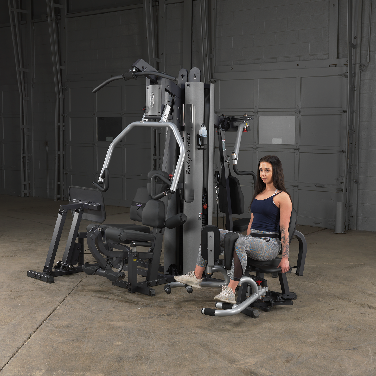 Body-Solid G9S Two-Stack Gym with GKR9 Vertical Knee Raise Attachment