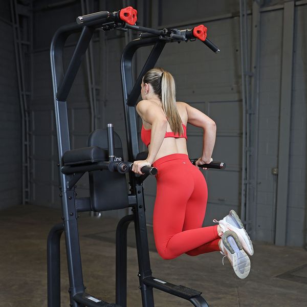 Body-Solid Pro Clubline SVKR1000B Vertical Knee Raise and Dip Station