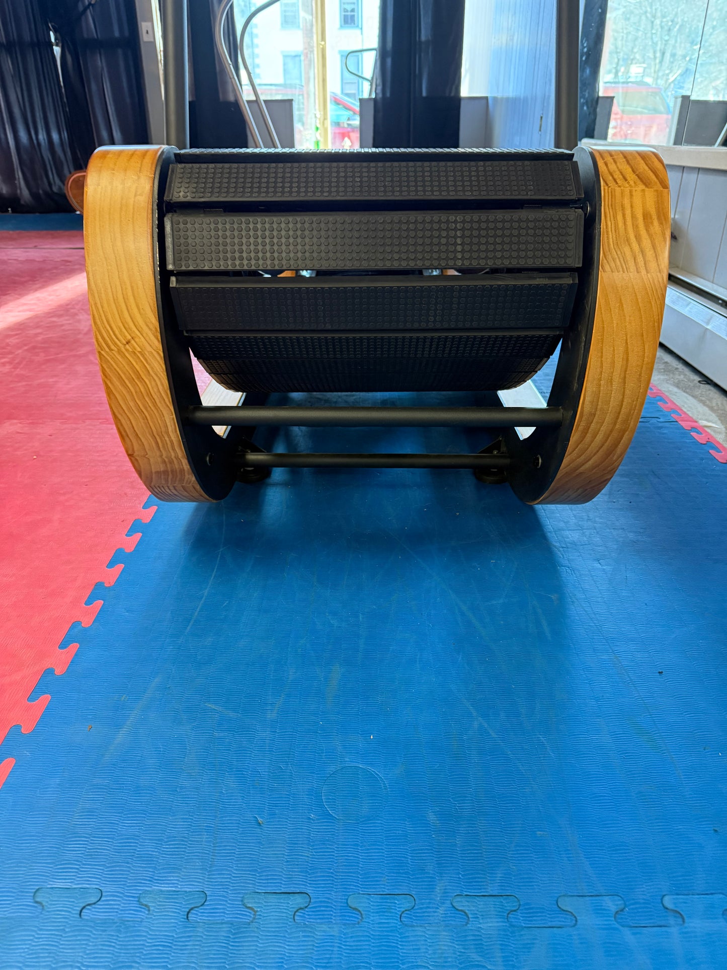 SB Fitness CT850 SprintMaxx Self Generated Cherry Wood Curved Treadmill