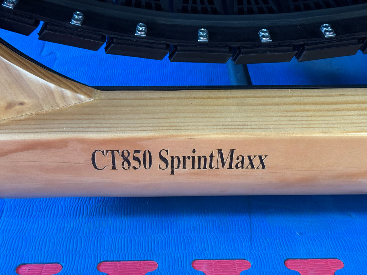 SB Fitness CT850 SprintMaxx Self Generated Cherry Wood Curved Treadmill