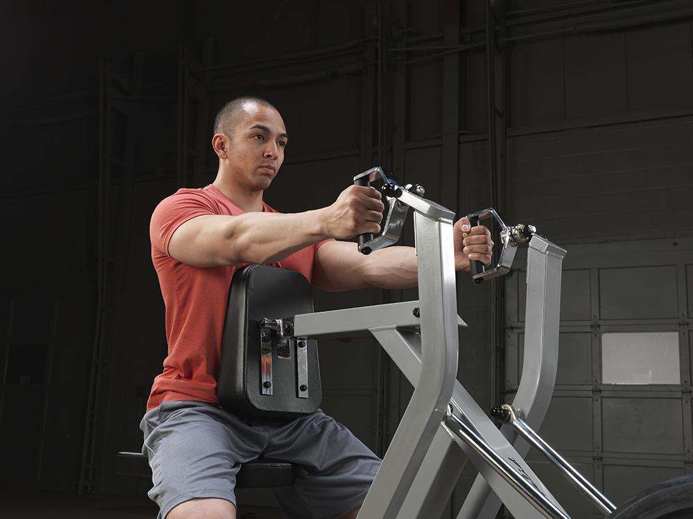 Body solid leverage seated discount row