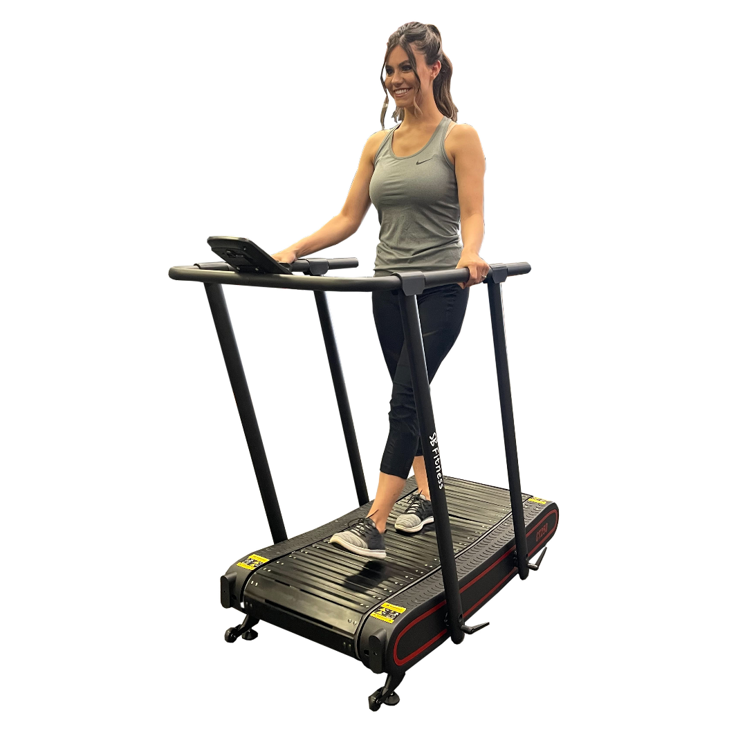 SB Fitness CT250 Self-Generated Curved Walking Treadmill (Scratch and Dent)