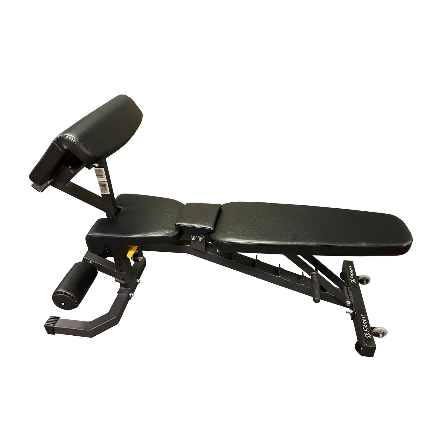 SB Fitness AFID550 Adjustable Bench w/Preacher Curl Attachment (Flat/Incline/Decline)