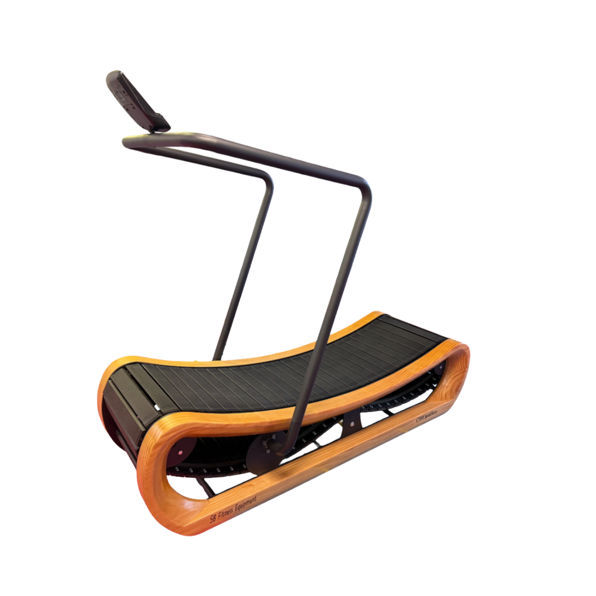 SB Fitness CT850 SprintMaxx Self Generated Cherry Wood Curved Treadmill