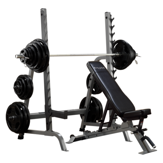 Body-Solid Pro Clubline SDIB370 Bench Rack Combo