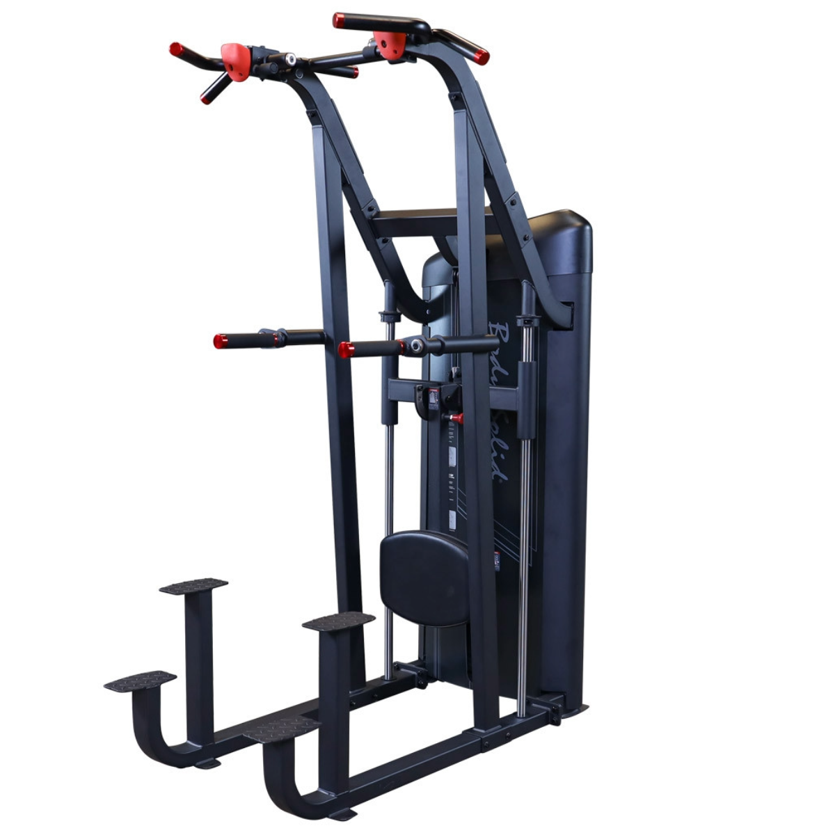 Body-Solid Pro Clubline Series 2 S2ACDX Assisted Chin and Dip Machine w/235 lbs. Stack