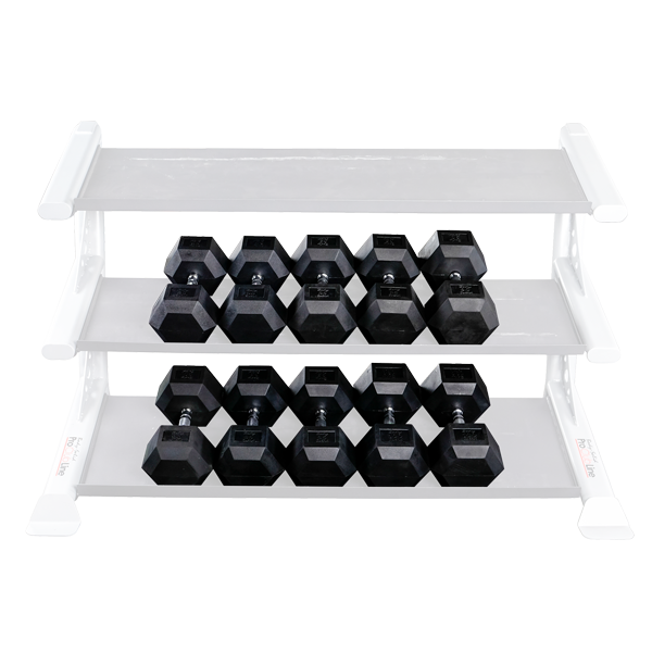 Body-Solid Rubber Coated Hex Dumbbell Sets