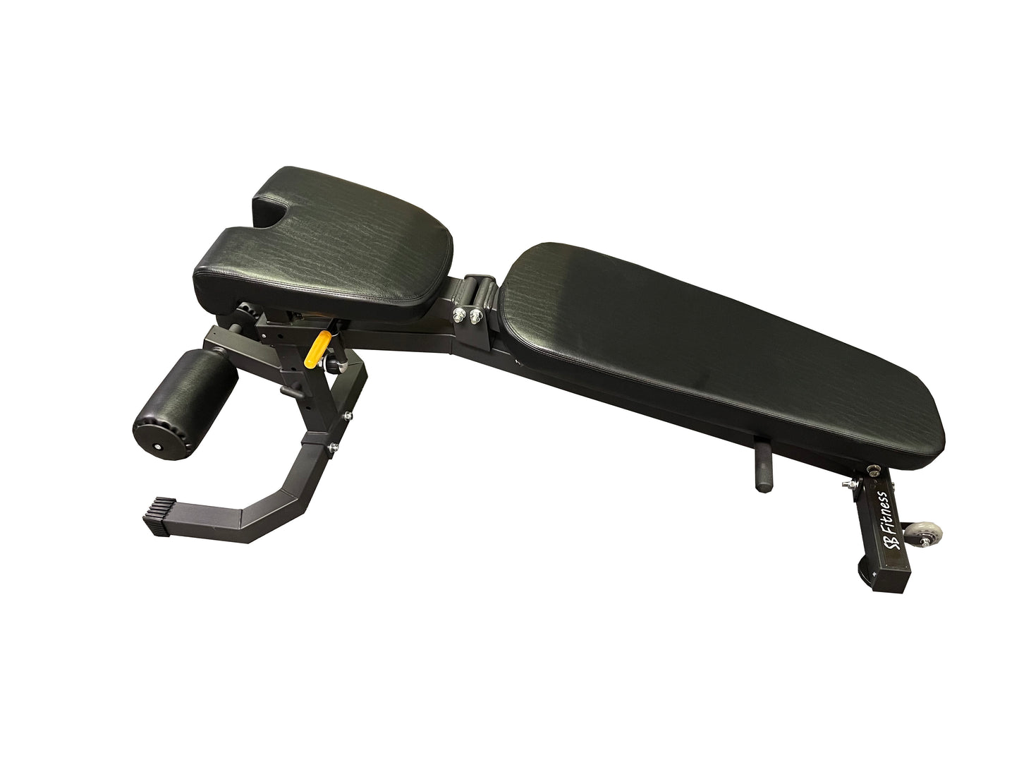 SB Fitness AFID550 Adjustable Bench w/Preacher Curl Attachment (Flat/Incline/Decline)