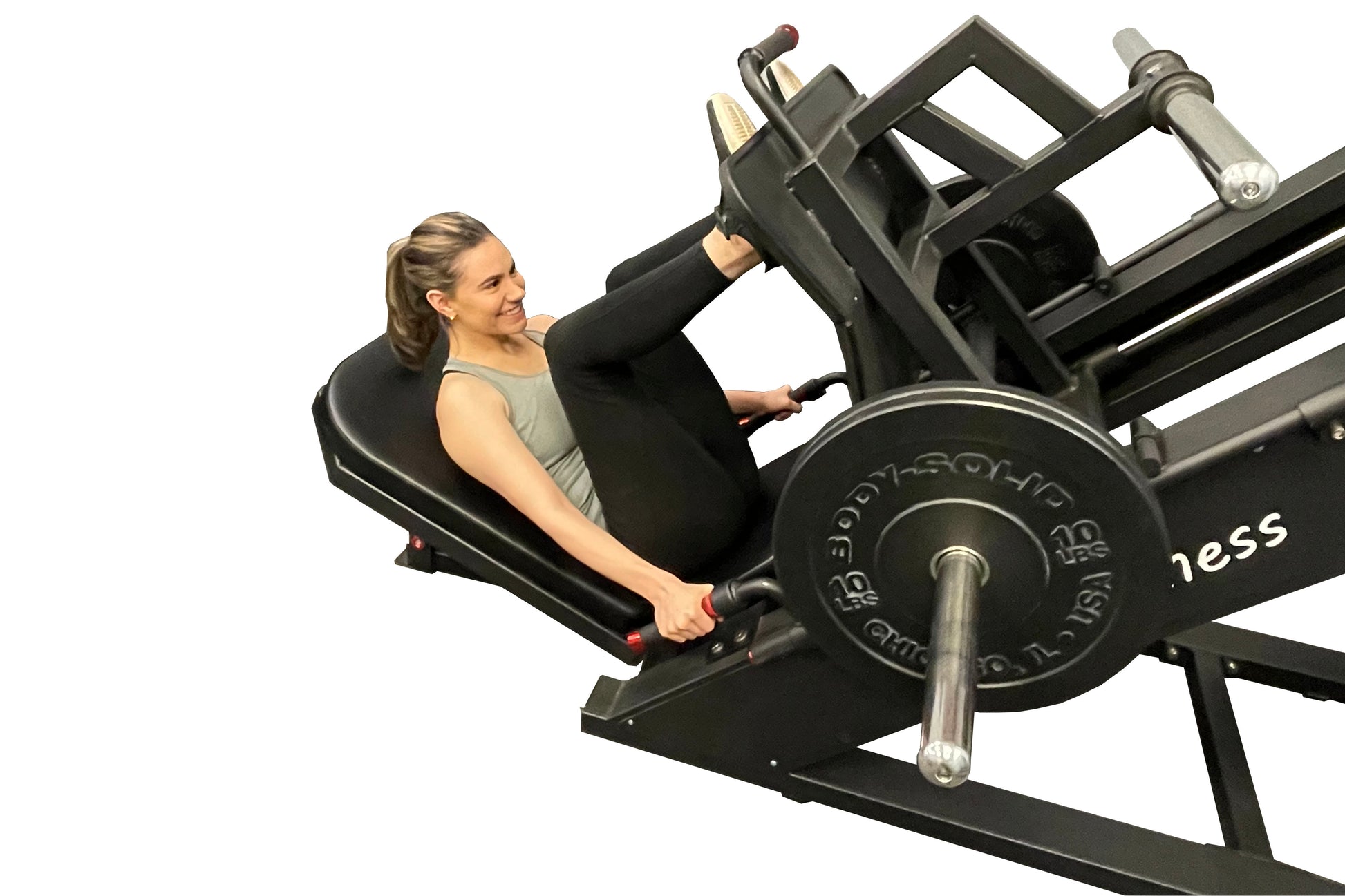 SB Fitness LP2500 Commercial Rated Plate Loaded Linear Bearing Leg Press  and Calf Raise