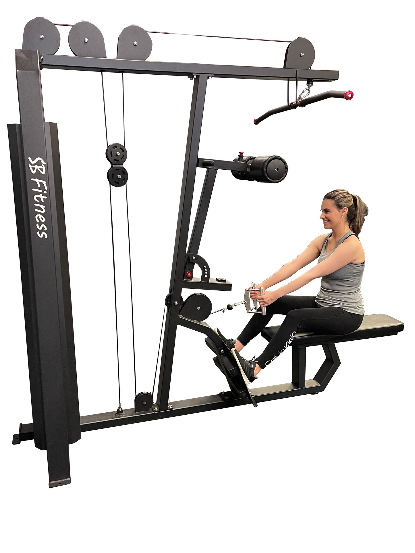 SB Fitness LPLR200S Commercial Lat Pulldown/Low Row Combo