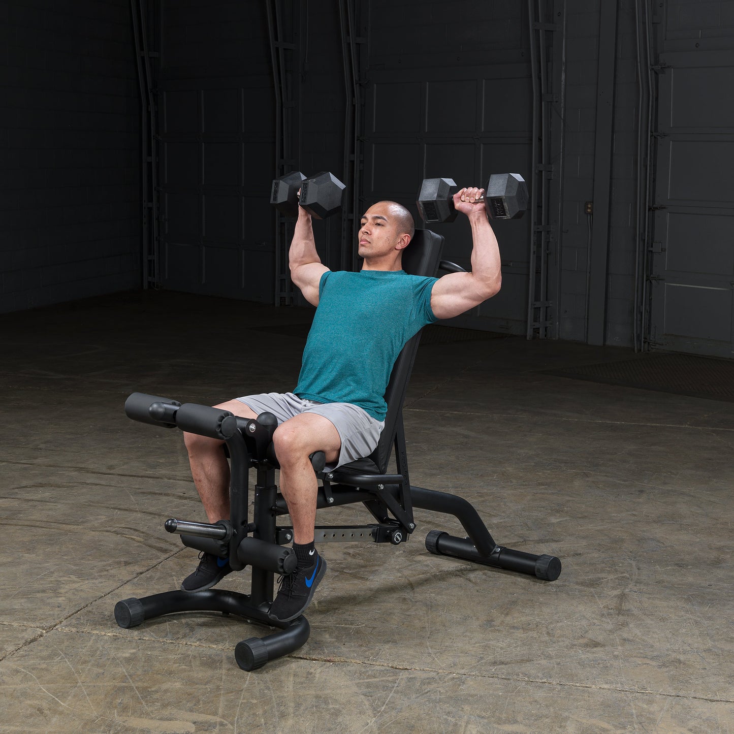 Body-Solid FID46 Heavy Duty Adjustable Bench with Leg Developer