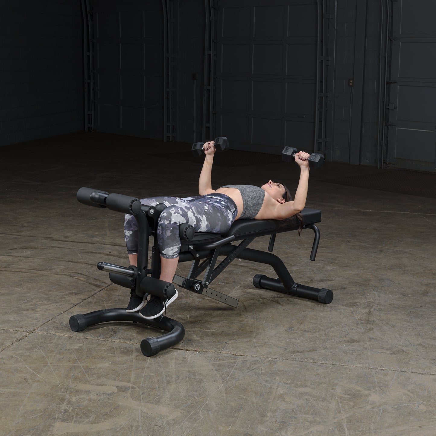 Body-Solid FID46 Heavy Duty Adjustable Bench with Leg Developer