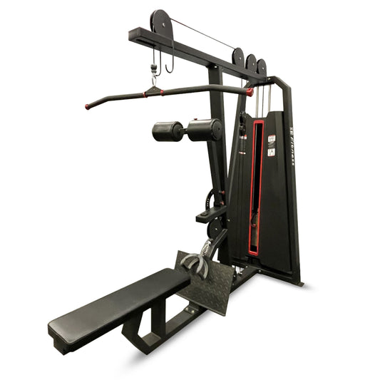 SB Fitness LPLR200S Commercial Lat Pulldown/Low Row Combo